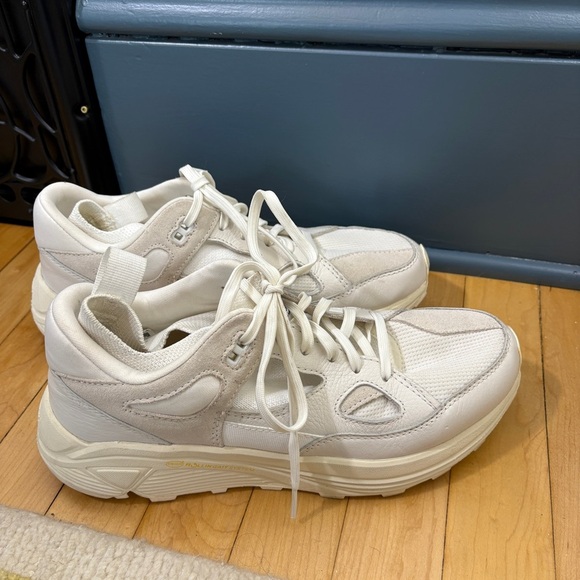 Brandblack Aura Sneaker men’s 10 off white Vibram Sole leather old man chunky - Picture 7 of 9